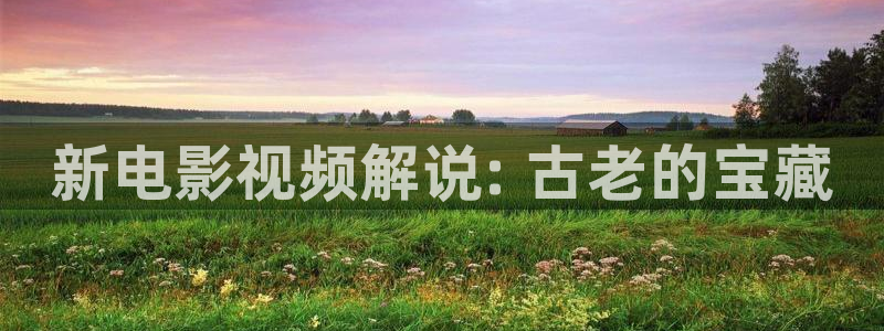今生有你在线观看免费完整版西瓜：新电影视频解说: 古老的宝藏