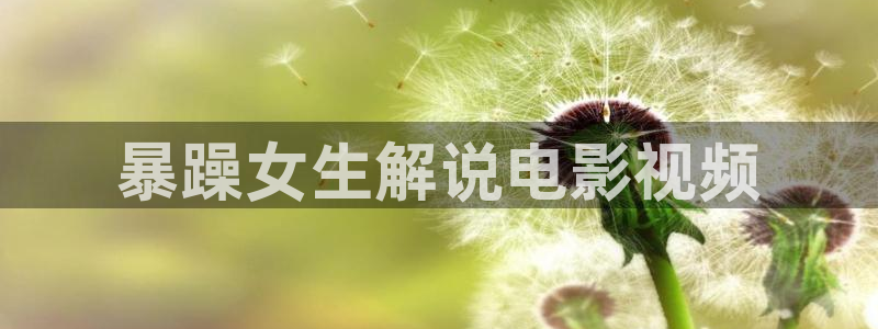 西瓜视频网站：暴躁女生解说电影视频