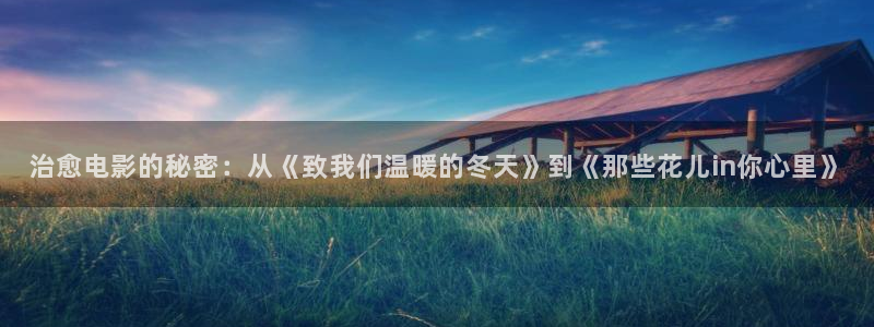 西瓜视频app免费看：治愈电影的秘密：从《致我们温暖的冬天》到《那些花儿in你心里》