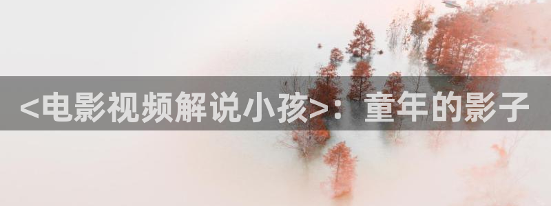 西瓜在线播放：<电影视频解说小孩>：童年的影子
